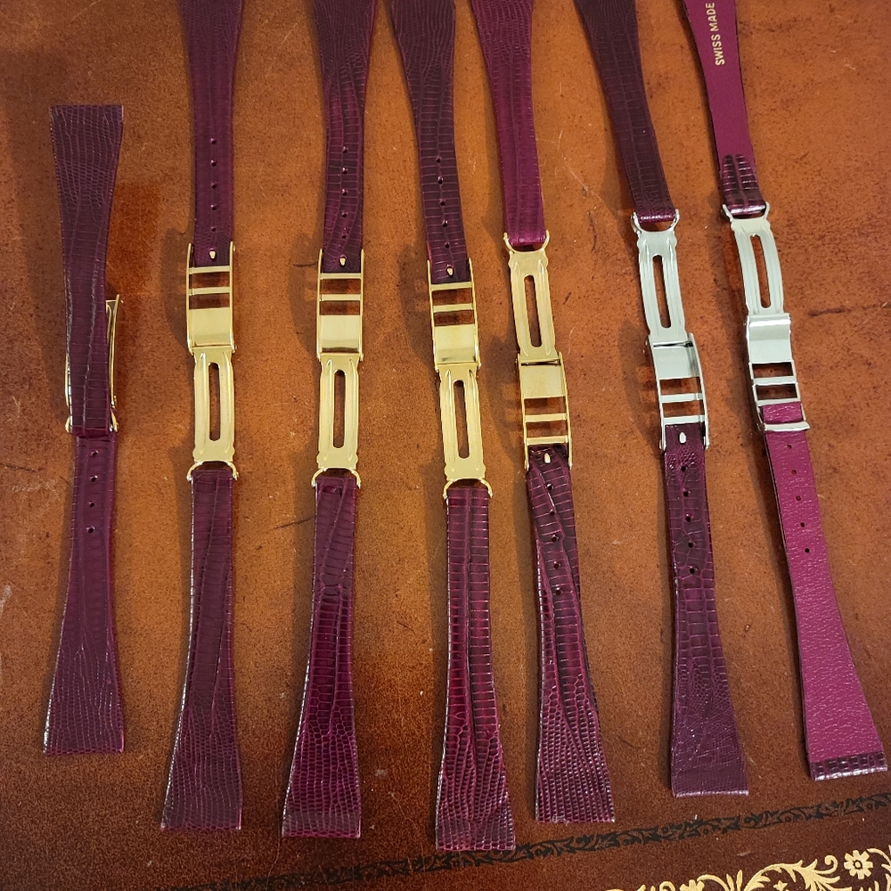 Vintange New Stock Swiss Made 18mm Genuine Lizard Watch Band